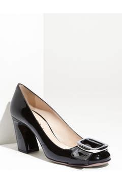 prada sling back pump|prada buckle sculpted heel pump.